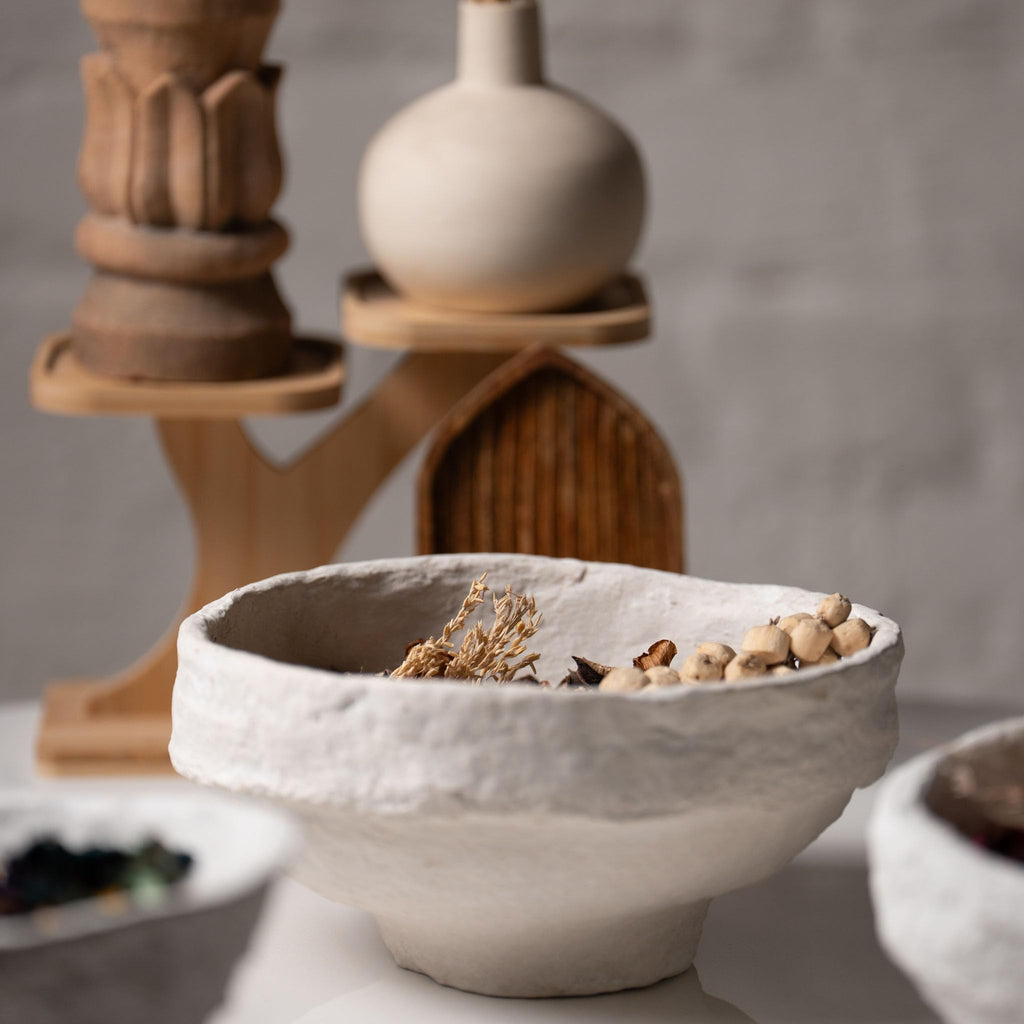 AALA INDIA Handmade Paper Mache Decorative Bowl Set