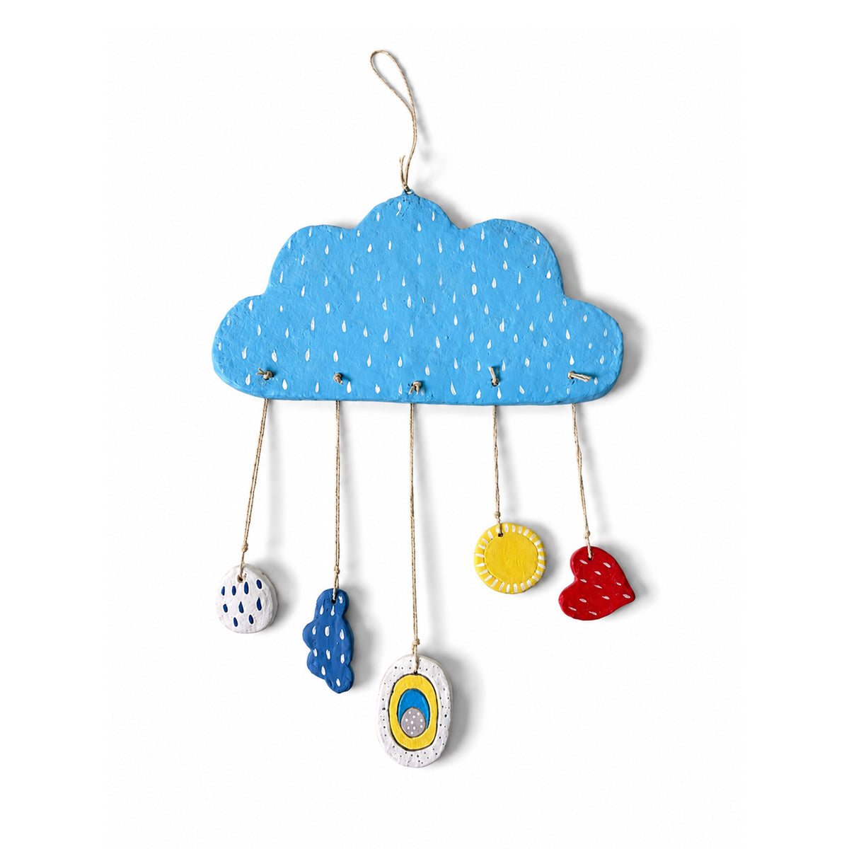 Handmade Cloud Wall Hanging | Colourful Wall Decor