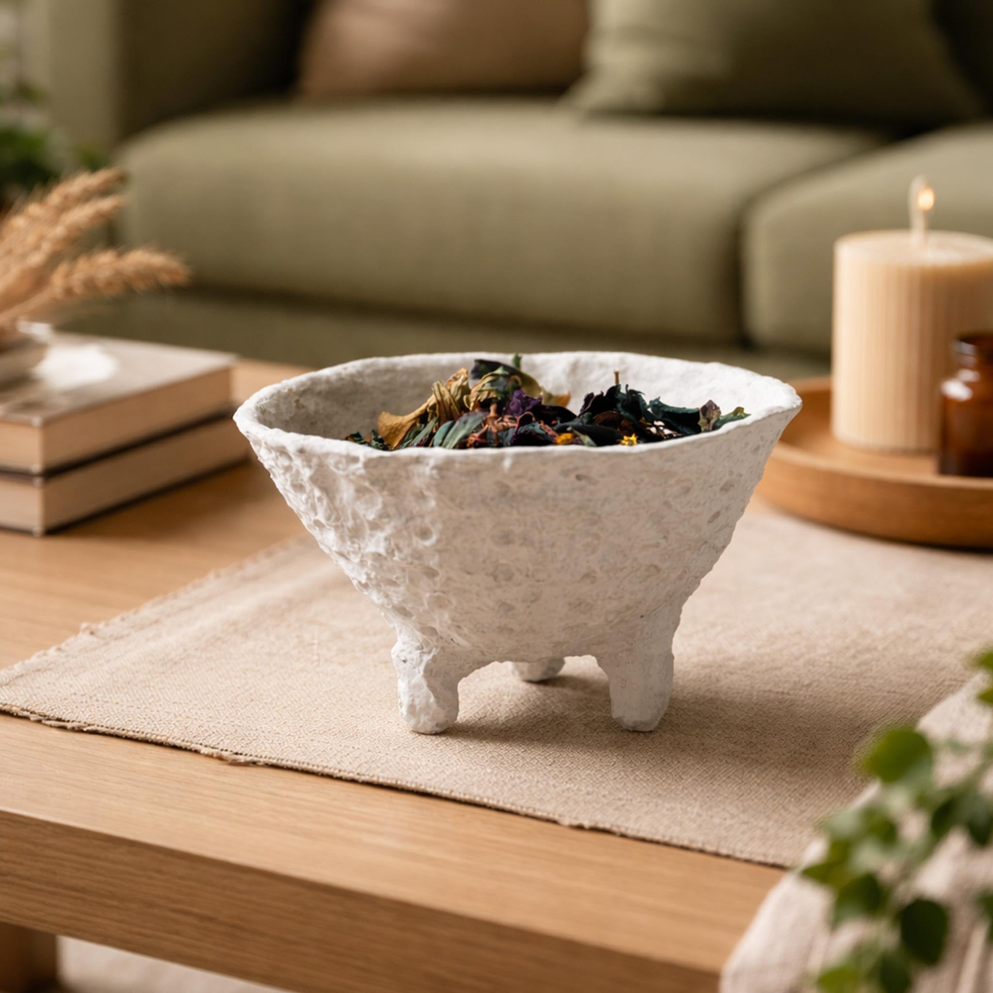 AALA INDIA Handmade Paper Mache Decorative Bowl Set