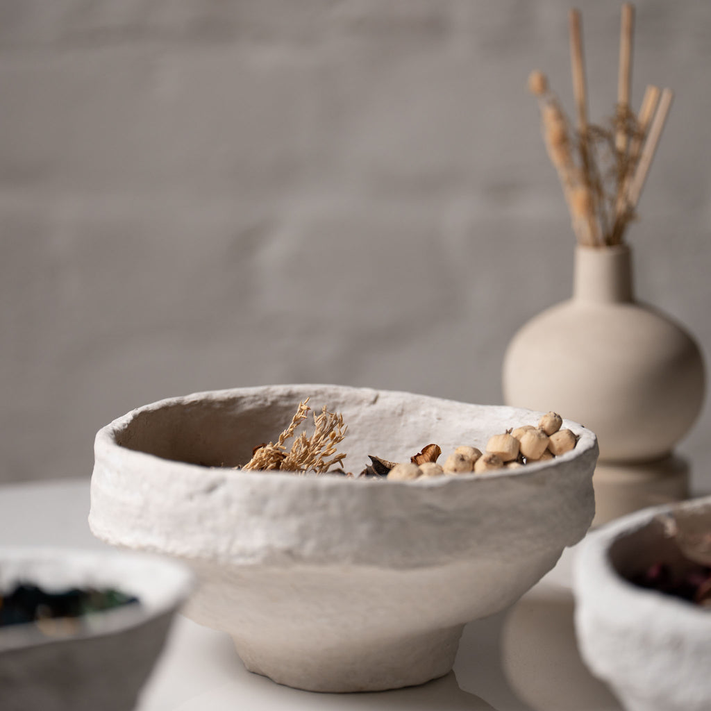 Handmade Papier-Mâché Potpourri & Decorative Bowl | Aala India