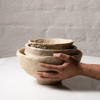 Handmade Papier-Mâché Potpourri & Decorative Bowl – Earth Tone | Aala India