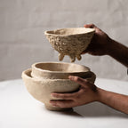 Handmade Papier-Mâché Potpourri & Decorative Bowl – Earth Tone | Aala India