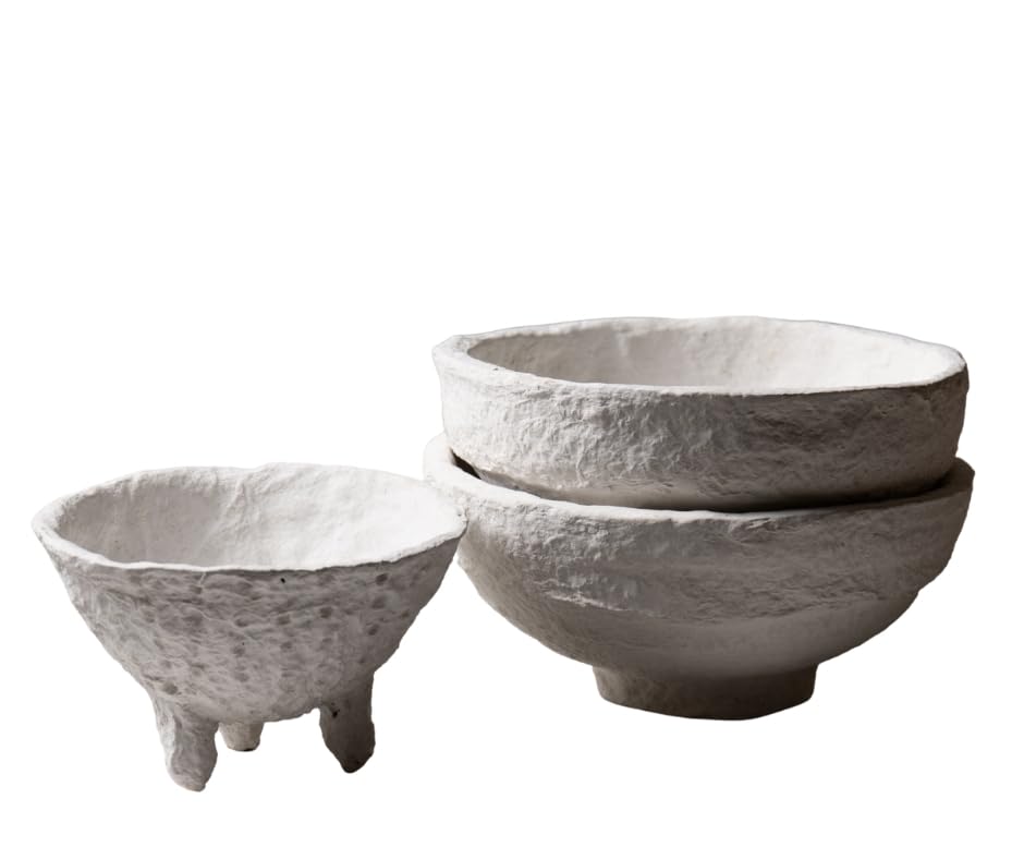 AALA INDIA Handmade Paper Mache Decorative Bowl Set