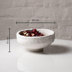 AALA INDIA Handmade Paper Mache Decorative Bowl Set of 3 – Rustic Textured Potpourri Bowls for Coffee Table, Centrepiece & Modern Home Décor